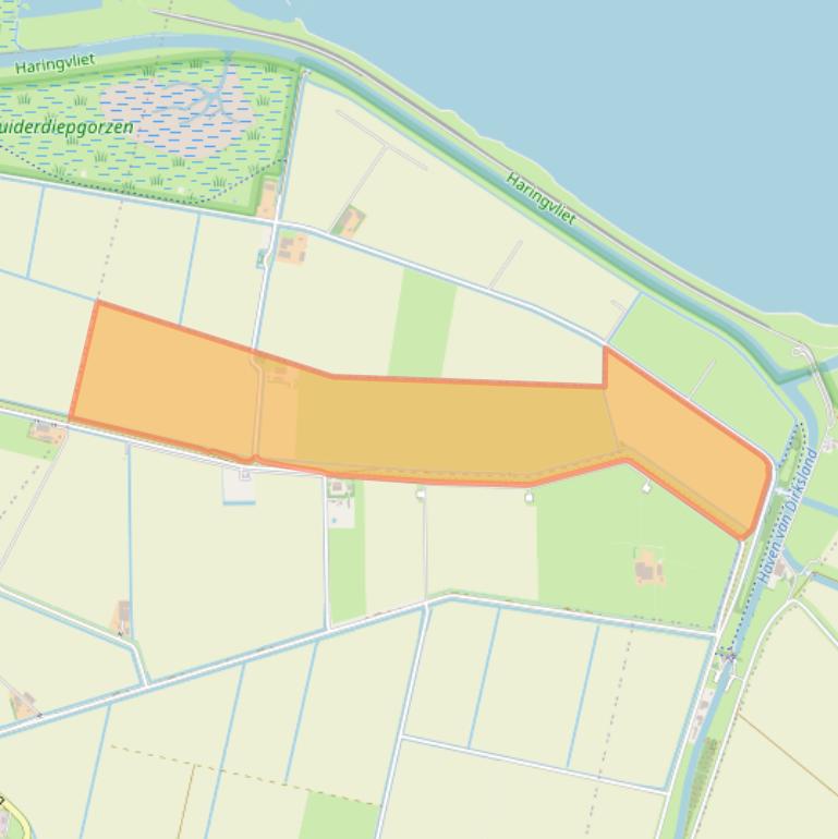 Kaart van postcodegebied 3248LP.