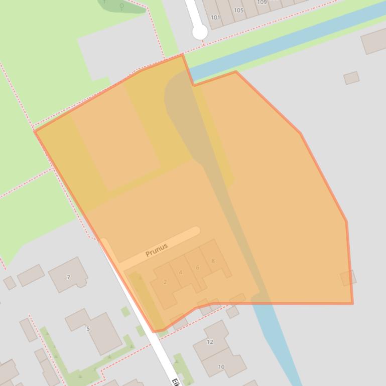 Kaart van postcodegebied 3248XA.