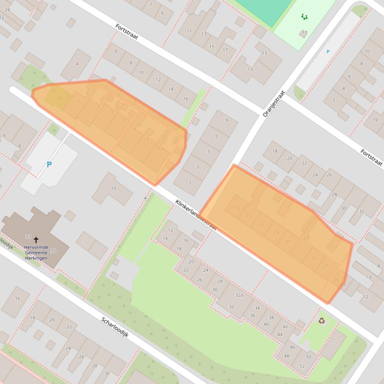 Kaart van postcodegebied 3249AK.