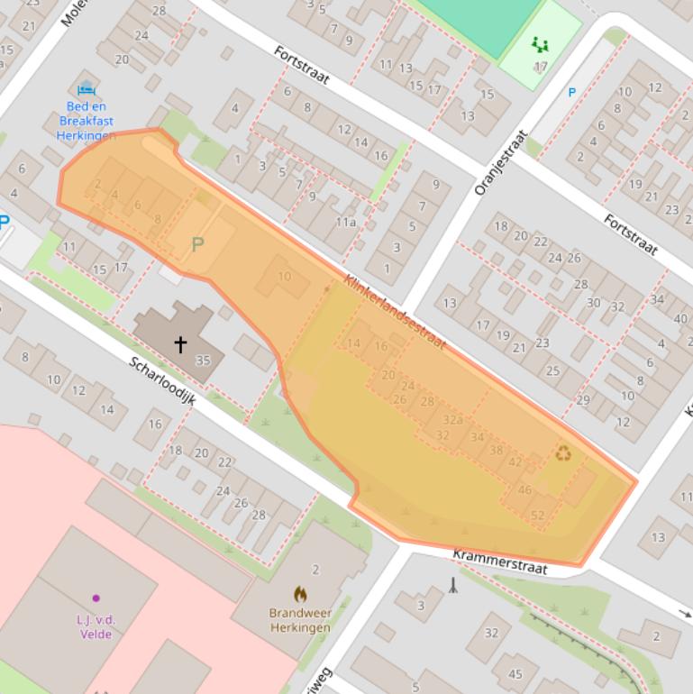 Kaart van postcodegebied 3249AL.