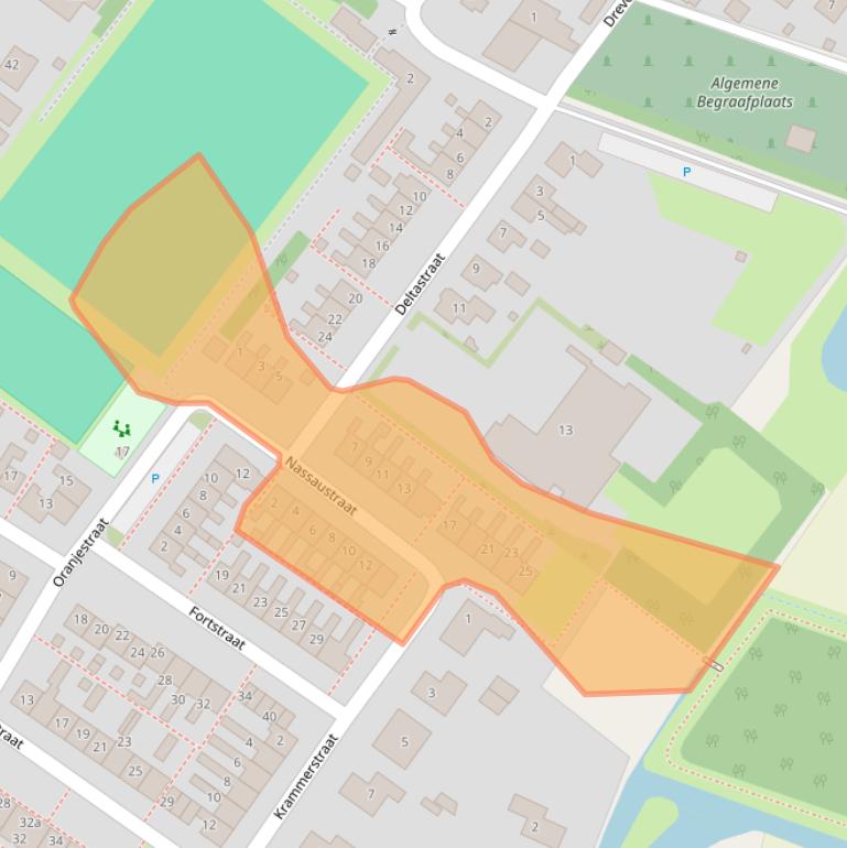 Kaart van postcodegebied 3249AR.