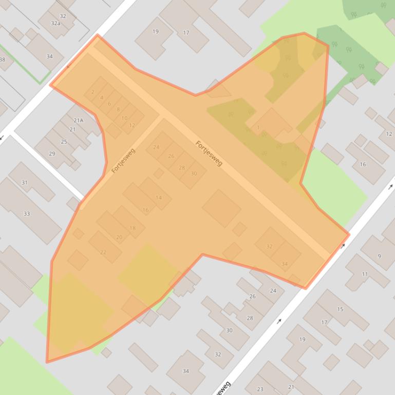 Kaart van postcodegebied 3251AK.