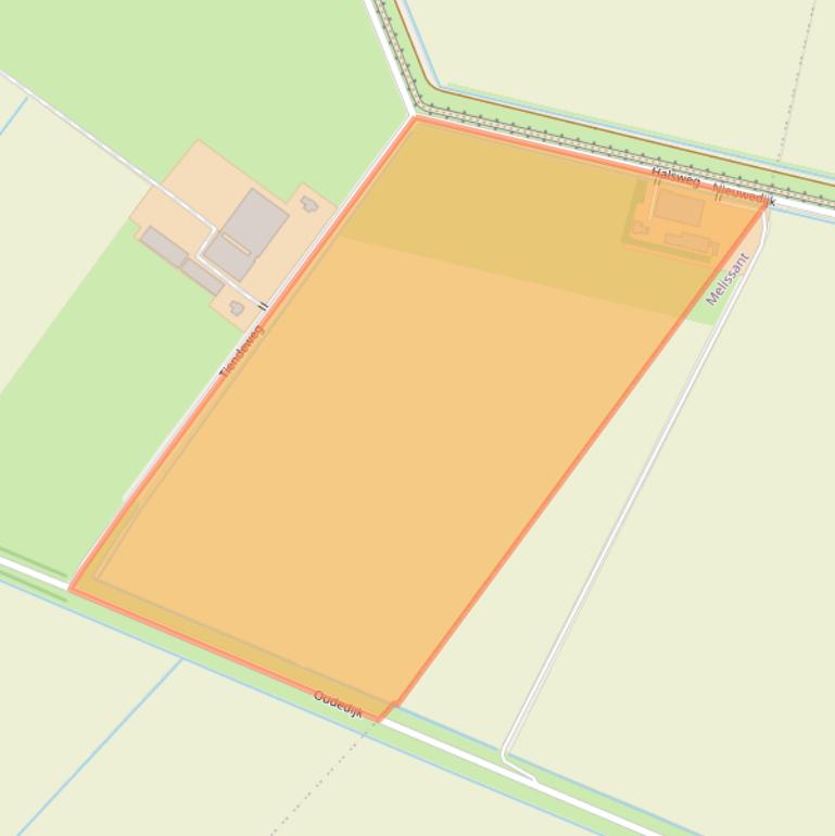 Kaart van postcodegebied 3251NA.