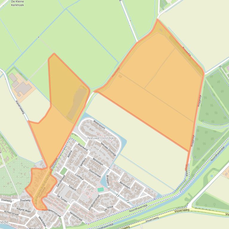 Kaart van postcodegebied 3252AS.