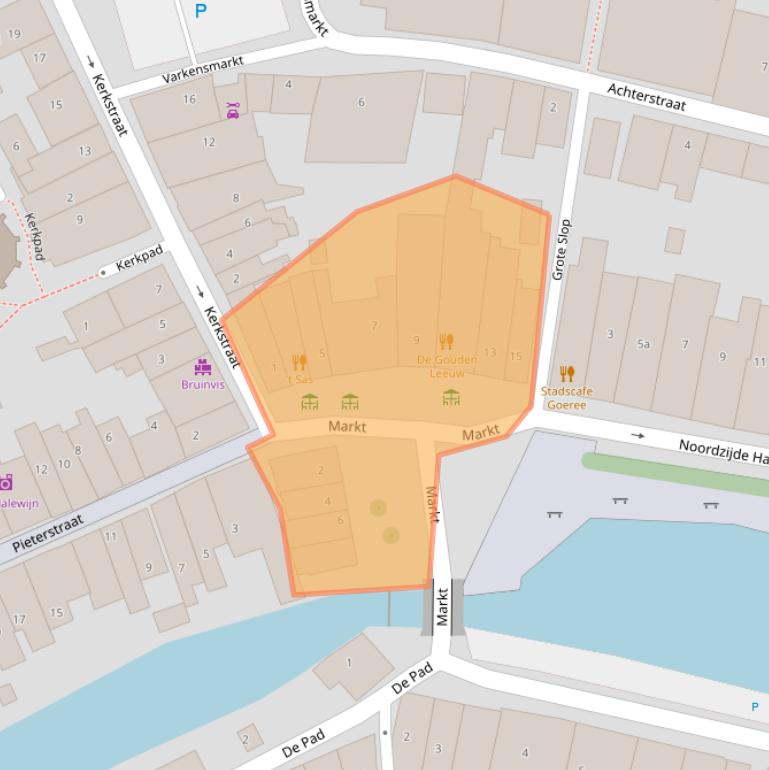 Kaart van postcodegebied 3252BC.