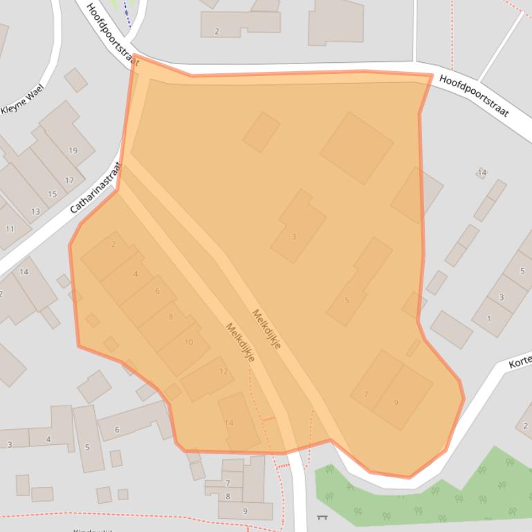 Kaart van postcodegebied 3252BD.