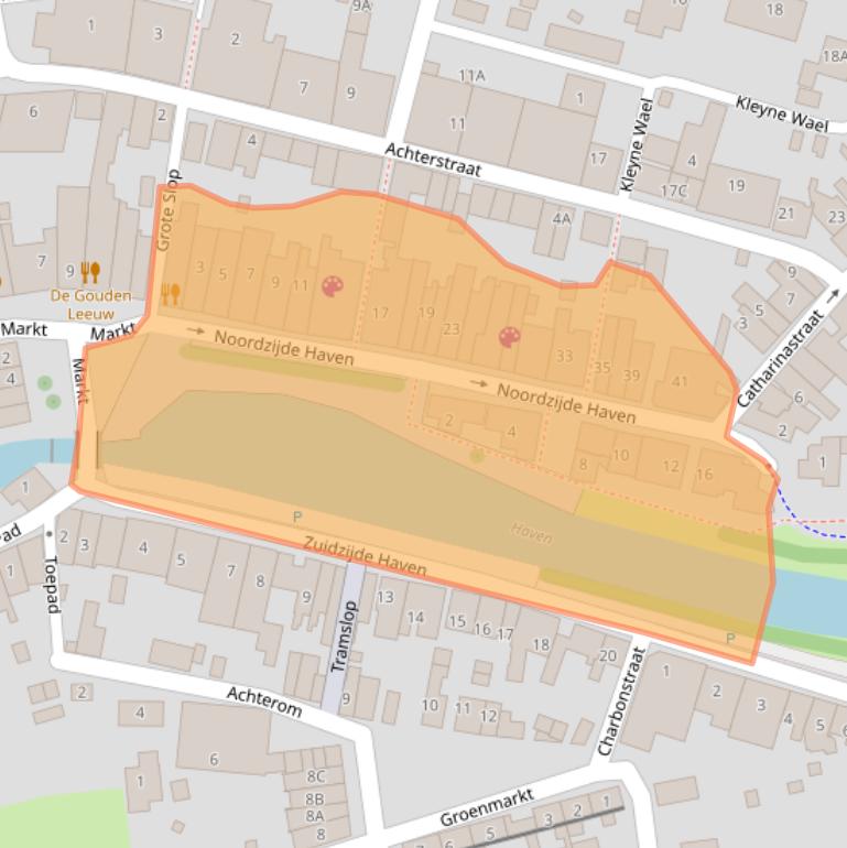 Kaart van postcodegebied 3252BH.