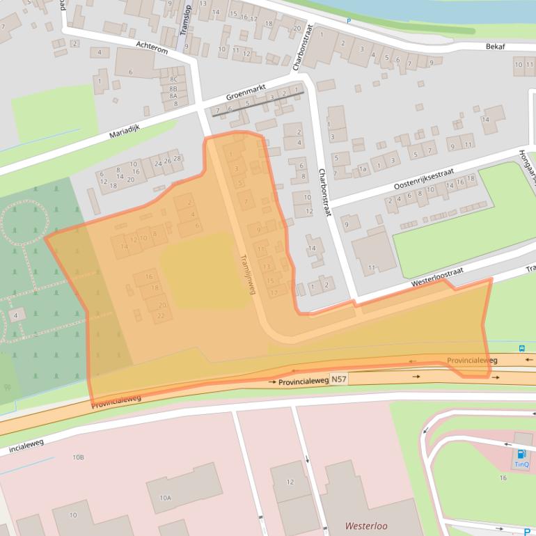 Kaart van postcodegebied 3252BR.