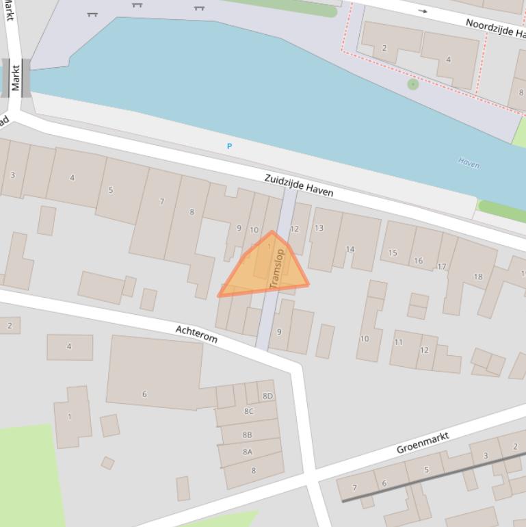 Kaart van postcodegebied 3252BS.