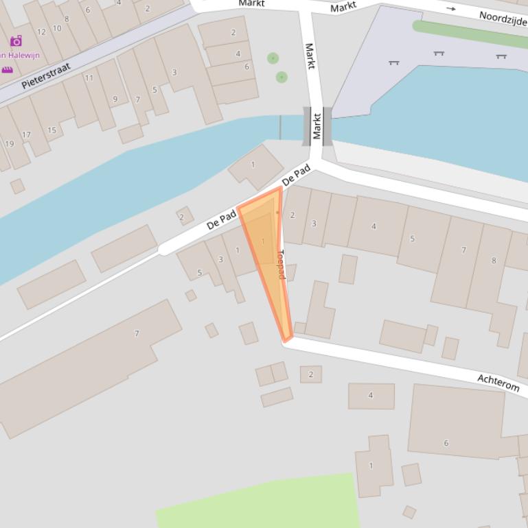 Kaart van postcodegebied 3252CA.