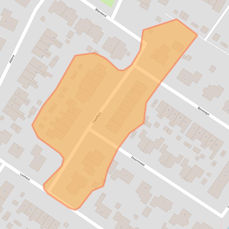 Kaart van postcodegebied 3252CG.