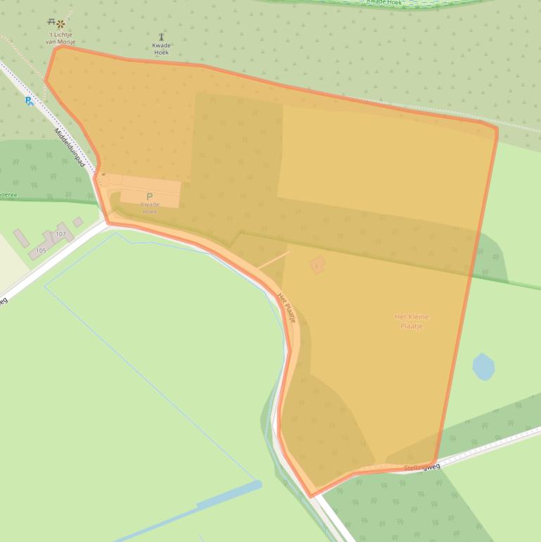 Kaart van postcodegebied 3252LT.