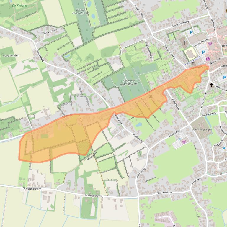 Kaart van postcodegebied 3253AG.