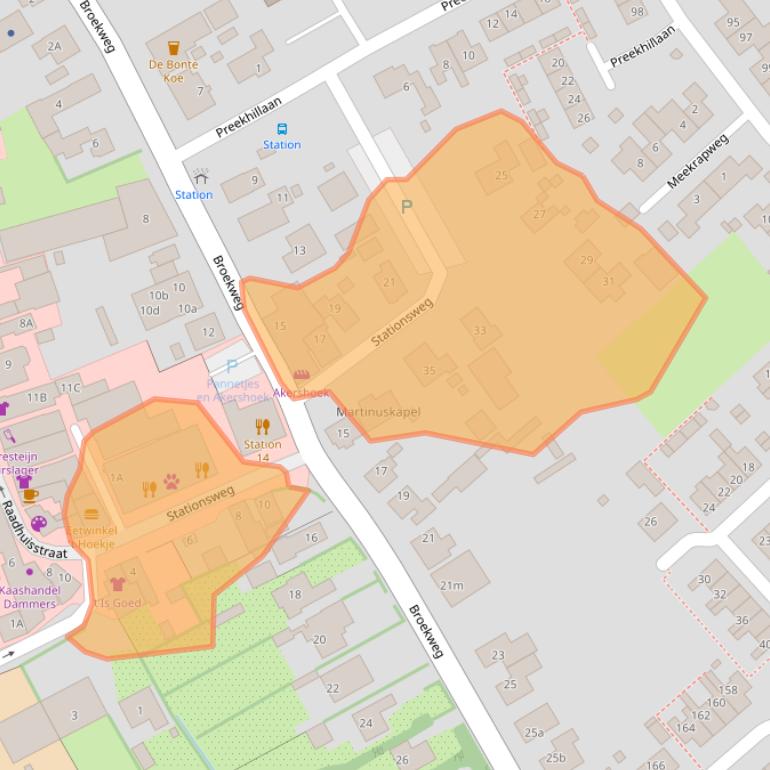 Kaart van postcodegebied 3253AP.