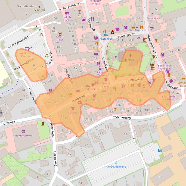 Kaart van postcodegebied 3253AR.