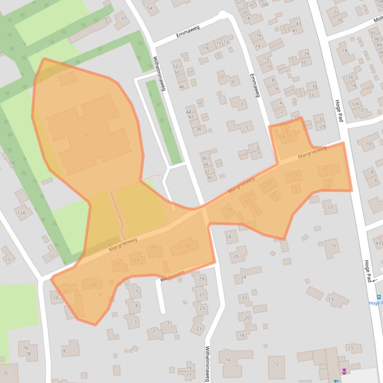 Kaart van postcodegebied 3253BM.