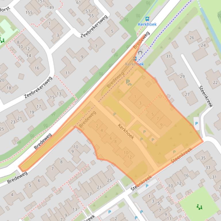 Kaart van postcodegebied 3253ED.