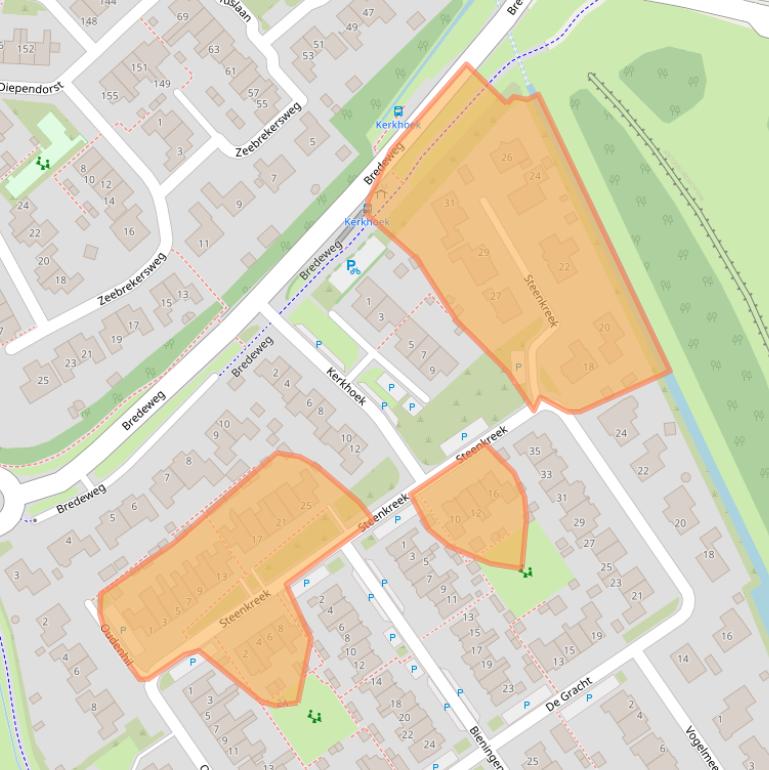 Kaart van postcodegebied 3253EG.