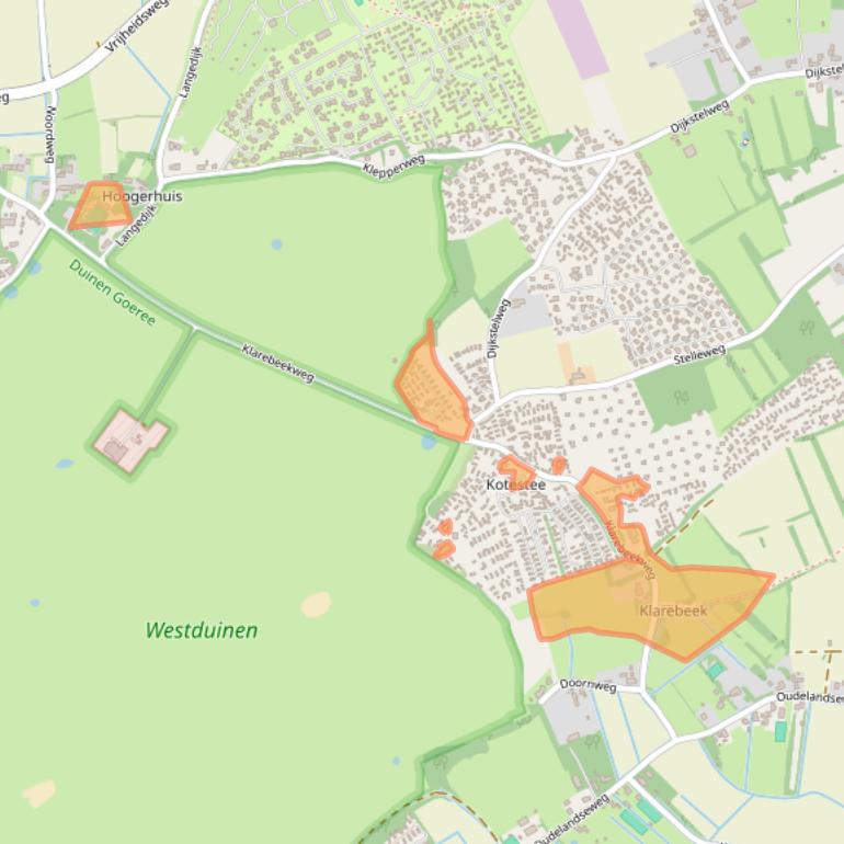 Kaart van postcodegebied 3253LC.