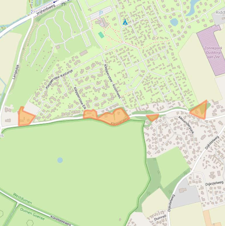 Kaart van postcodegebied 3253LD.