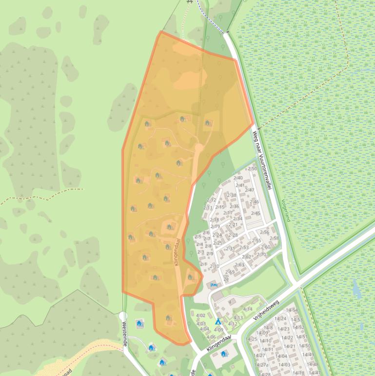 Kaart van postcodegebied 3253LE.