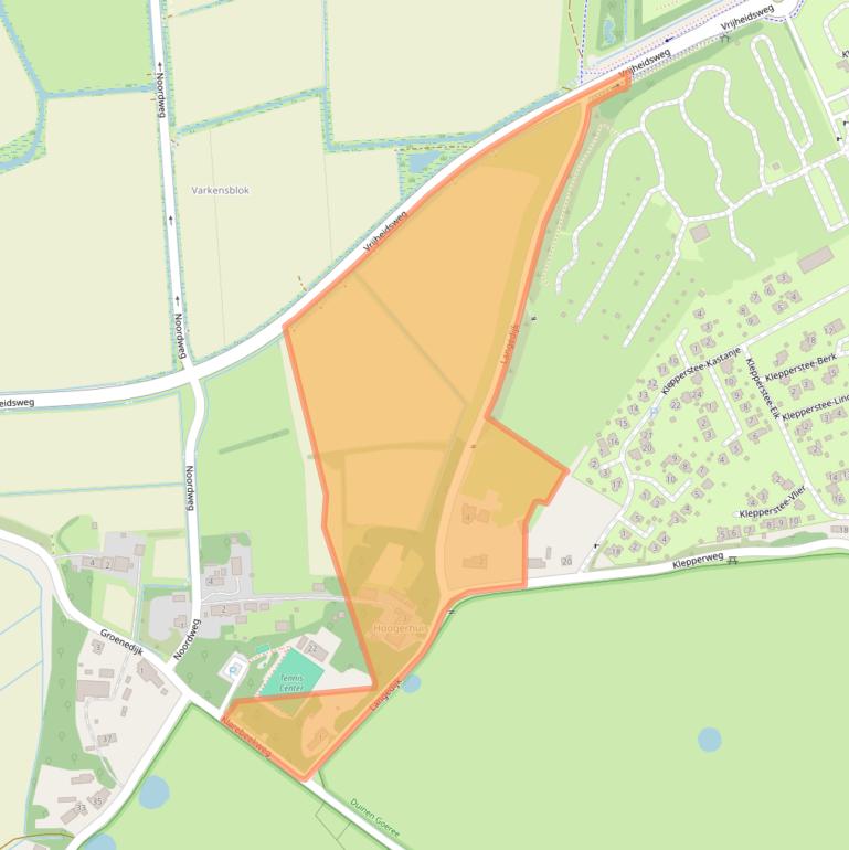 Kaart van postcodegebied 3253LJ.