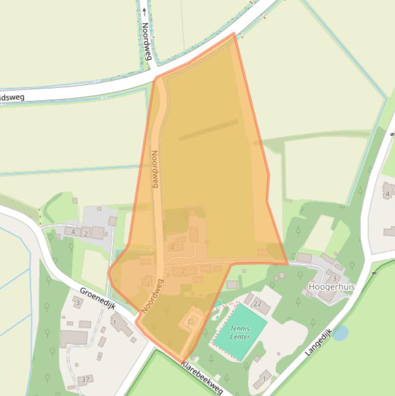 Kaart van postcodegebied 3253LK.