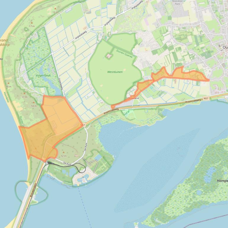 Kaart van postcodegebied 3253LP.