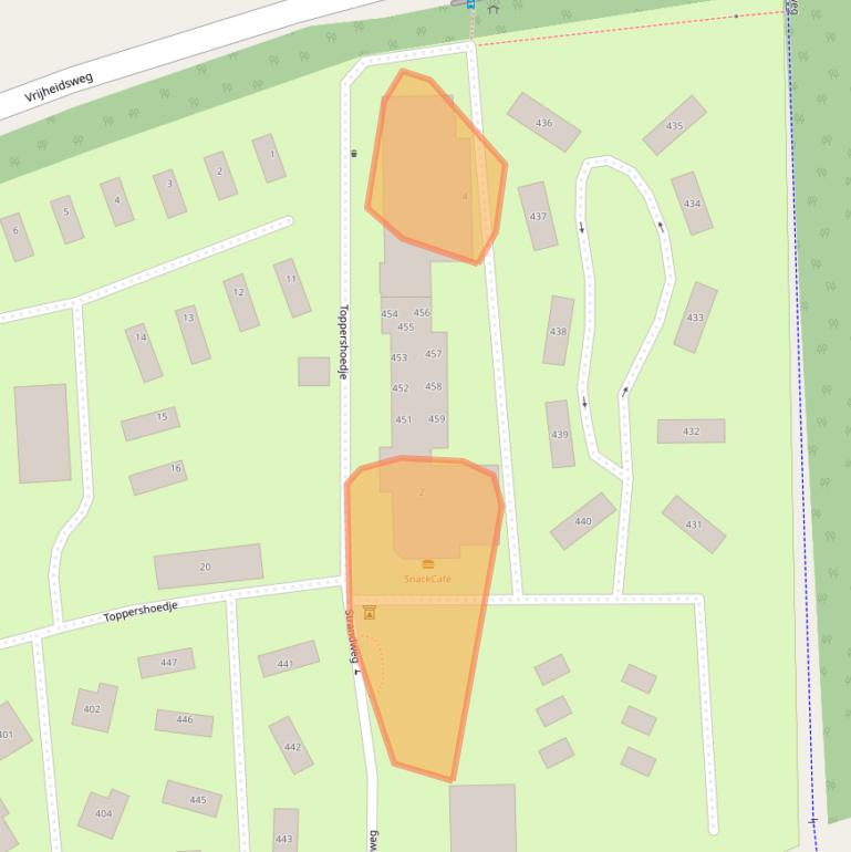 Kaart van postcodegebied 3253LR.