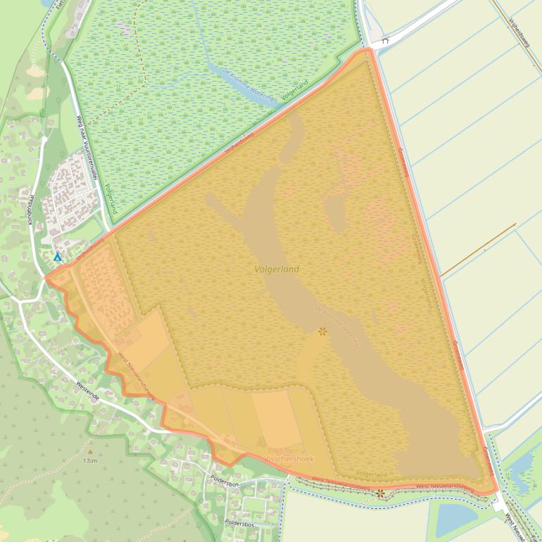 Kaart van postcodegebied 3253LT.