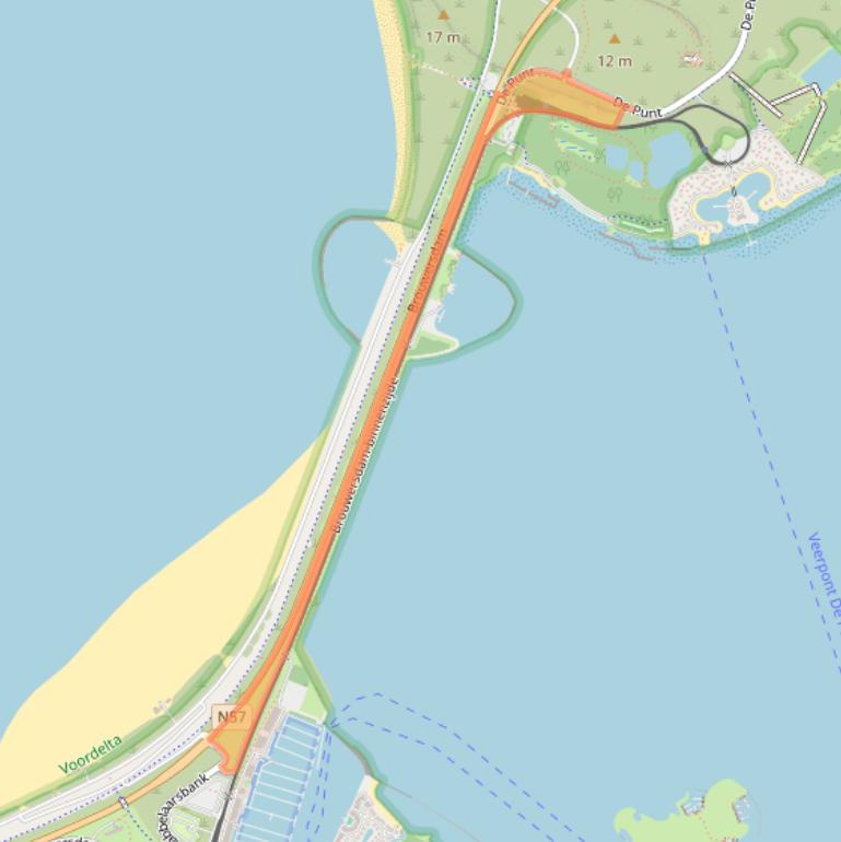 Kaart van postcodegebied 3253MD.