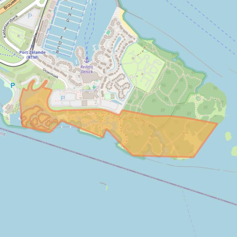 Kaart van postcodegebied 3253MJ.