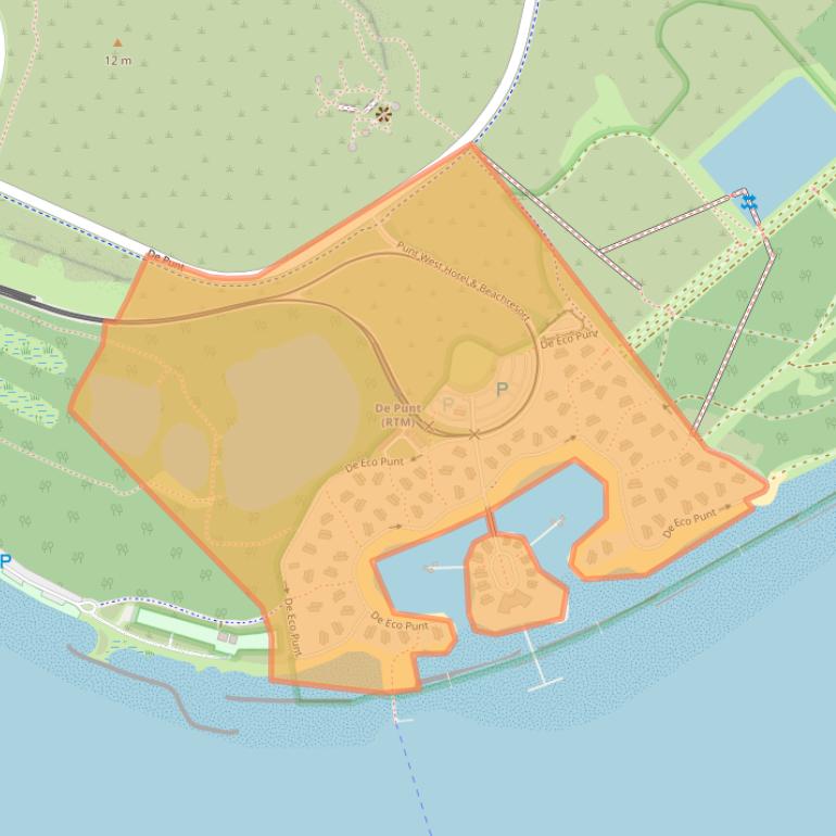 Kaart van postcodegebied 3253ML.