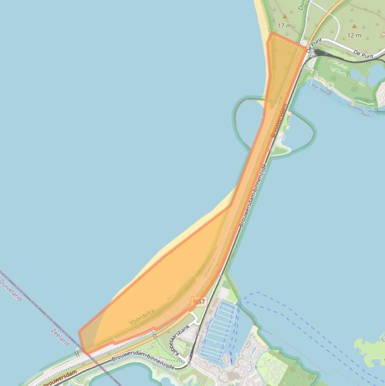 Kaart van postcodegebied 3253MM.