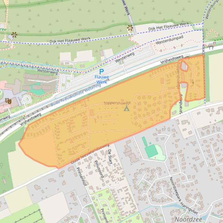 Kaart van postcodegebied 3253NN.