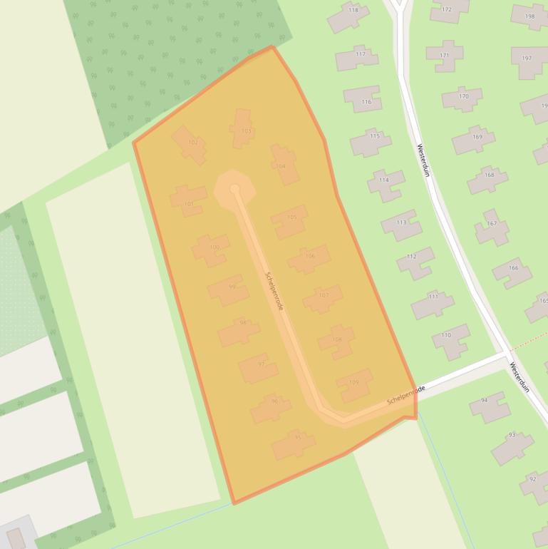 Kaart van postcodegebied 3253PE.