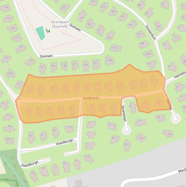 Kaart van postcodegebied 3253PN.