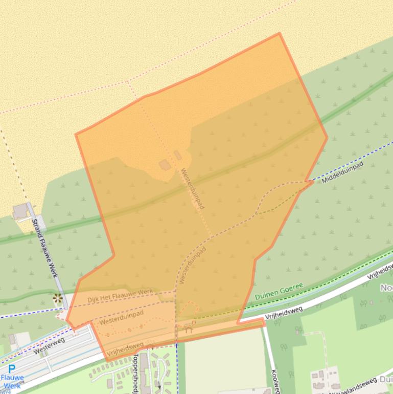Kaart van postcodegebied 3253PT.