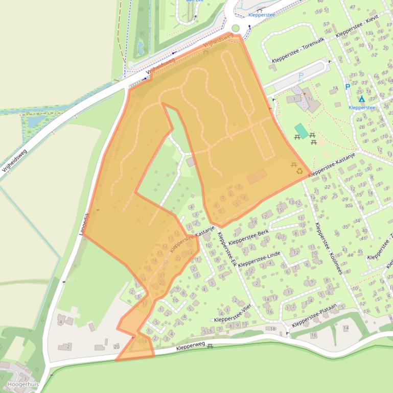 Kaart van postcodegebied 3253SM.