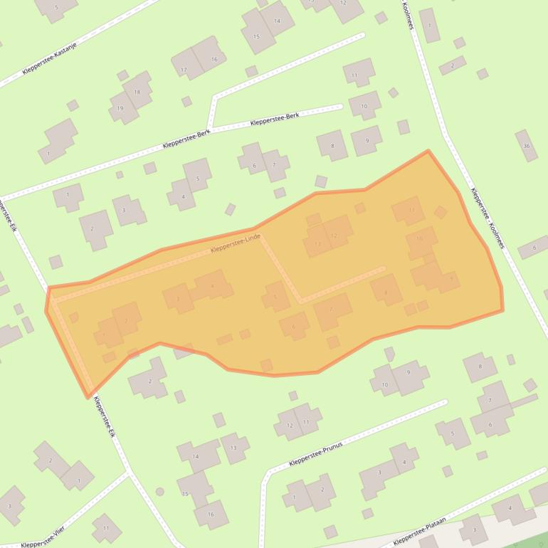 Kaart van postcodegebied 3253SN.