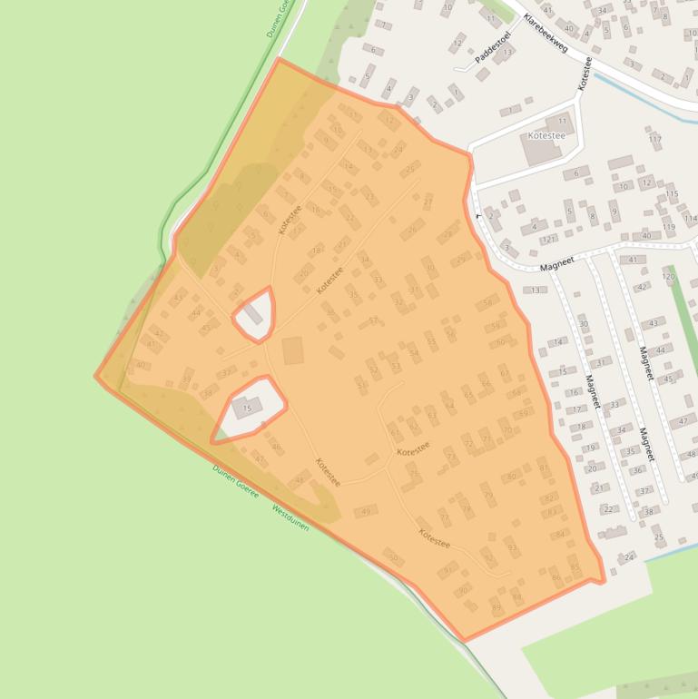 Kaart van postcodegebied 3253TR.