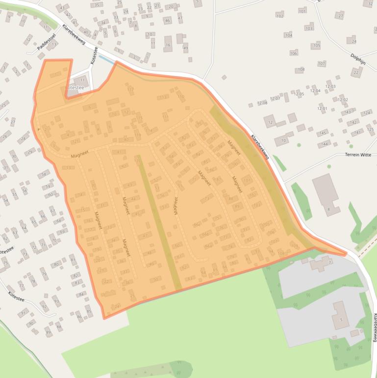 Kaart van postcodegebied 3253TS.