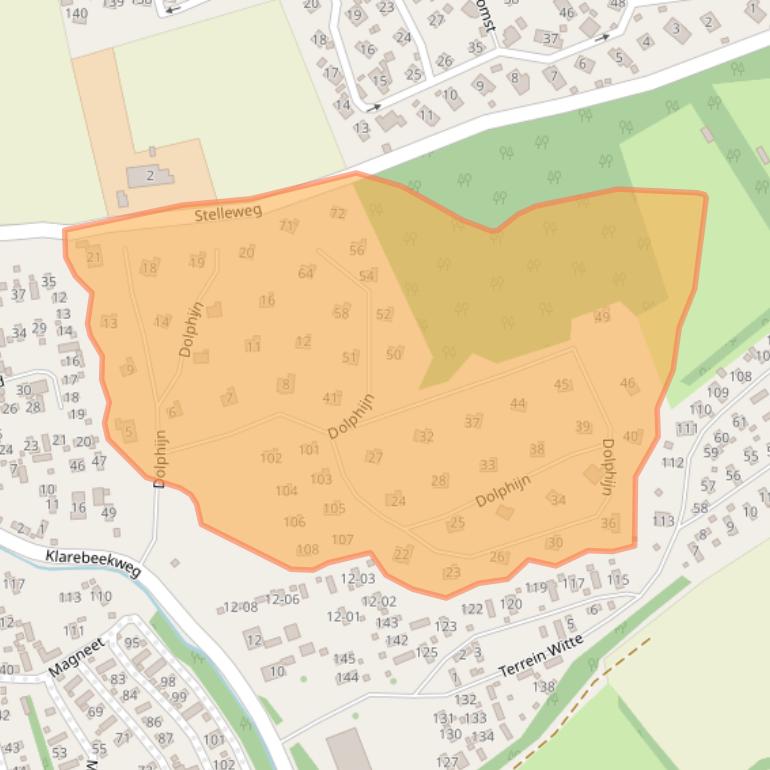Kaart van postcodegebied 3253TZ.