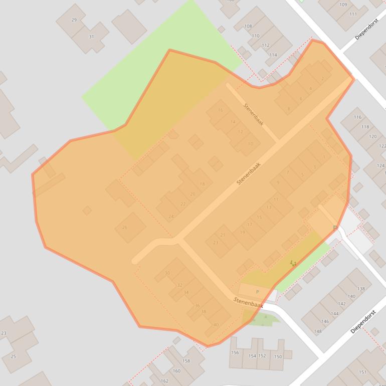Kaart van postcodegebied 3253VR.