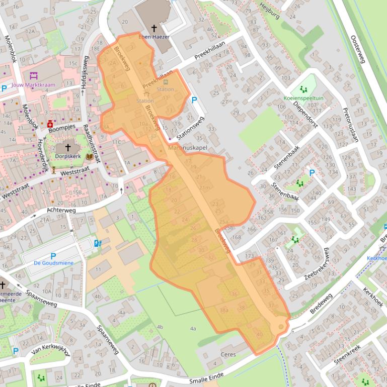Kaart van postcodegebied 3253XB.