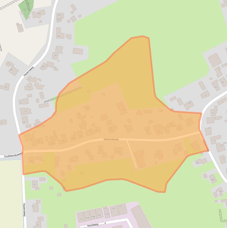 Kaart van postcodegebied 3253XK.