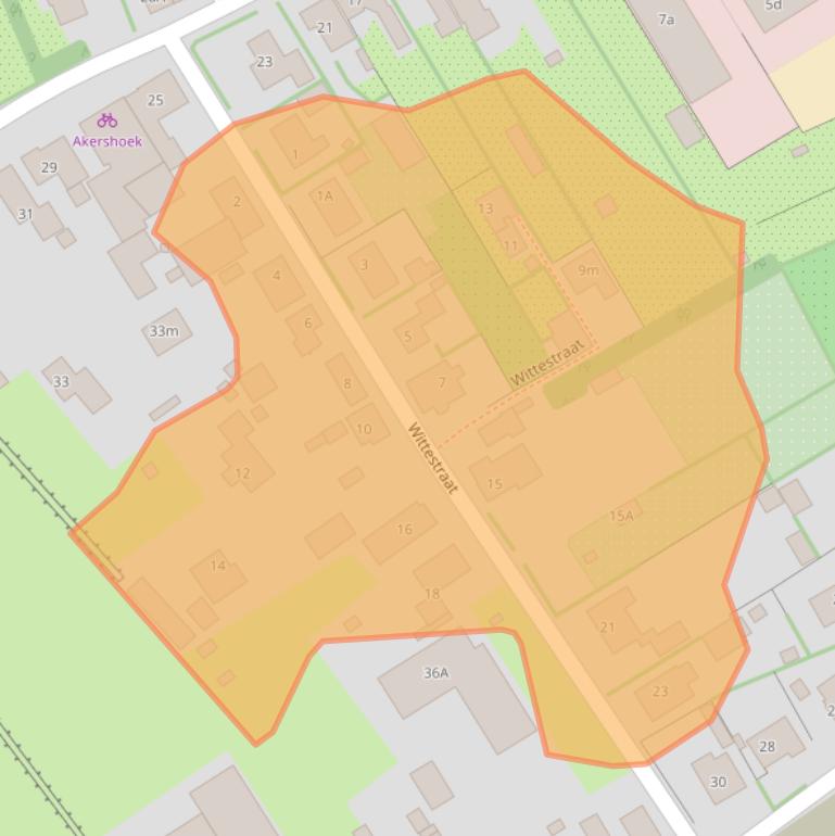 Kaart van postcodegebied 3253XM.