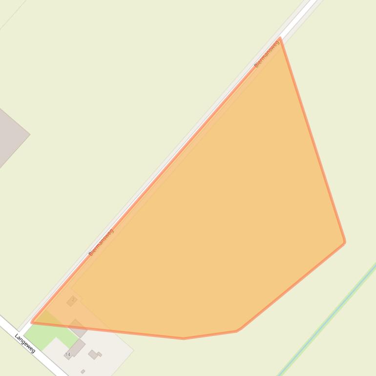 Kaart van postcodegebied 3255LZ.