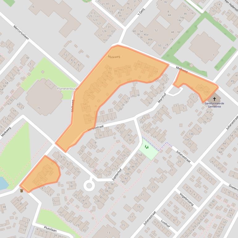 Kaart van postcodegebied 3255TJ.