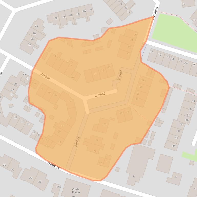 Kaart van postcodegebied 3255TN.